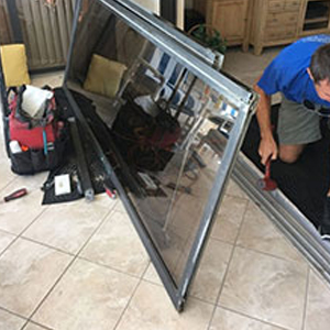 sliding glass door frame repair Susanville
